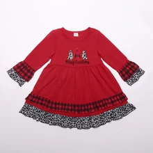 Рождественское платье; одежда с длинными рукавами для девочек; ; милое праздничное платье принцессы для девочек; одежда для малышей; платье