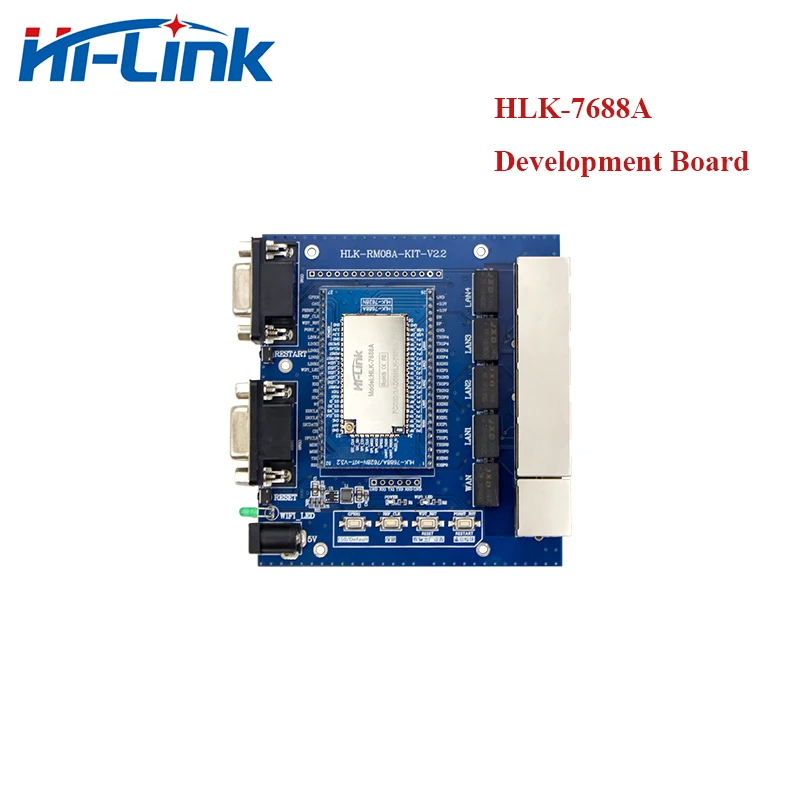 Бесплатная доставка Hi Link модуль Wifi маршрутизатор MT7688AN чипсет HLK 7688A тестовый