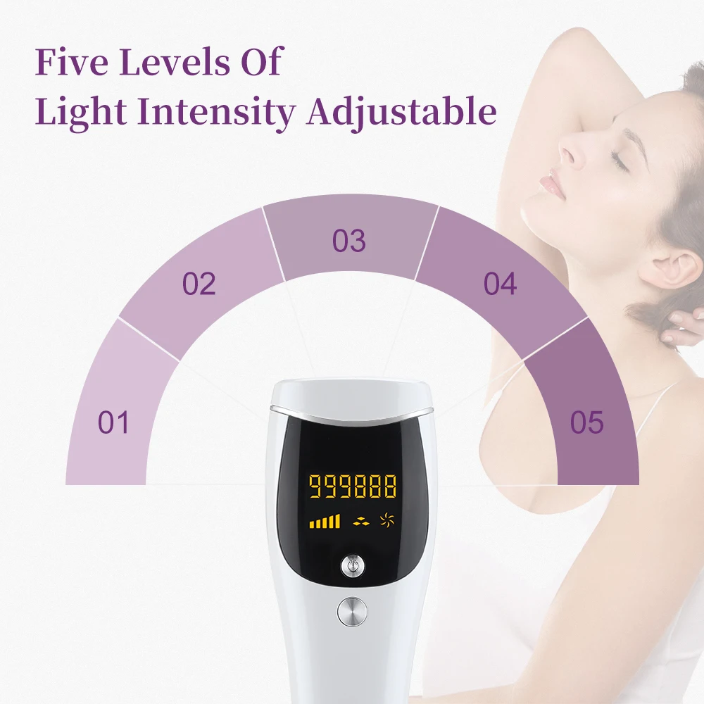 Remoção do Cabelo a Laser Remoção do Cabelo Depilador a Laser Ipl para Mulheres Biquíni Corpo Facial Rosto Dispositivos Indolor Permanente Ipl Máquina 4 Cheap Depiladores