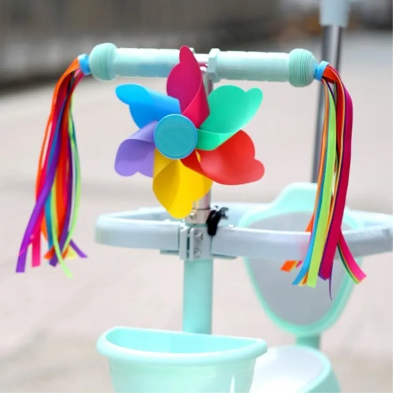 2 шт. Детский велосипедный трехколесный велосипед с кисточками|Наклейки на