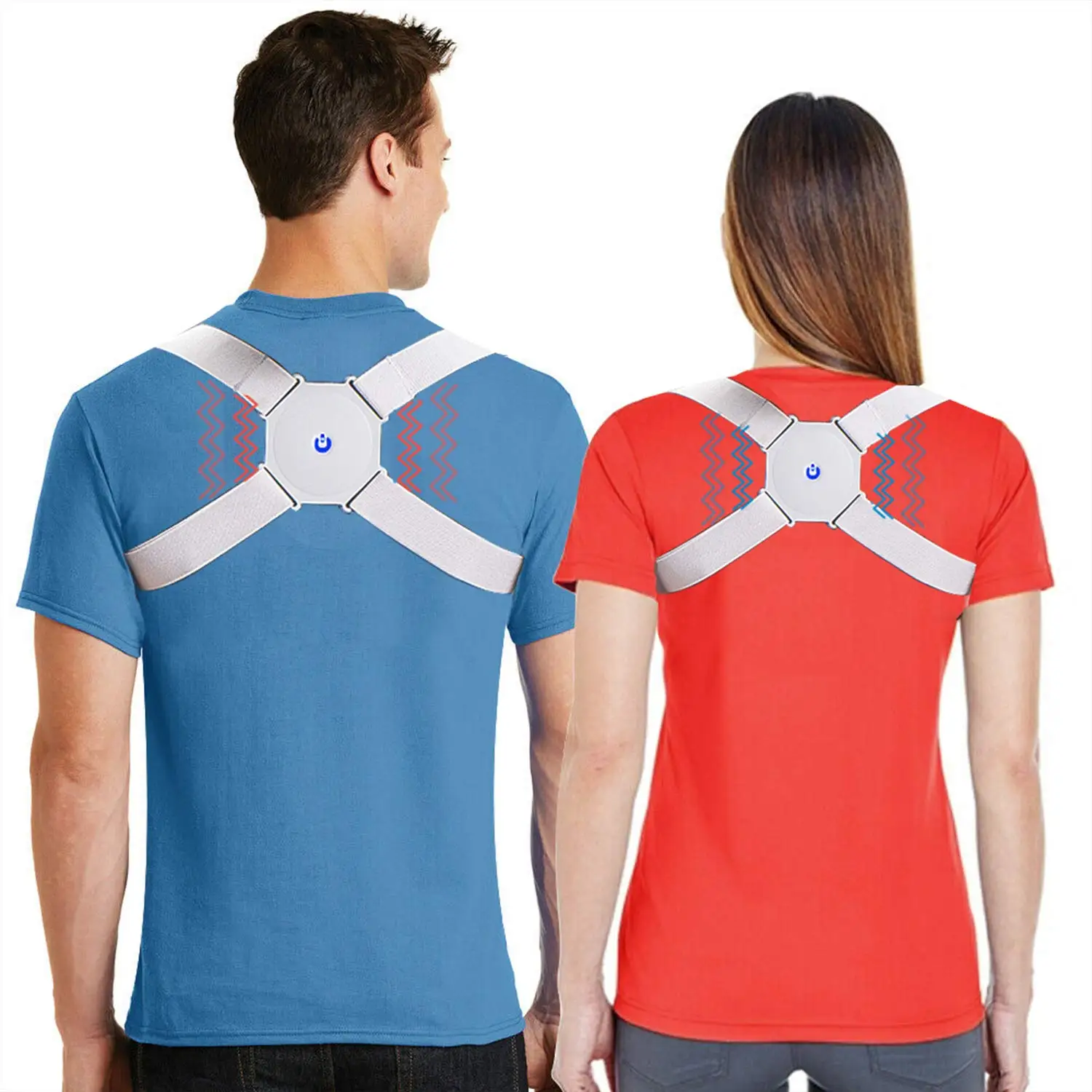

Posture Corrector Intelligent Sensor Vibration Reminder Adjustable Brace Straightener Smart Correction Trainer Men Women Kids