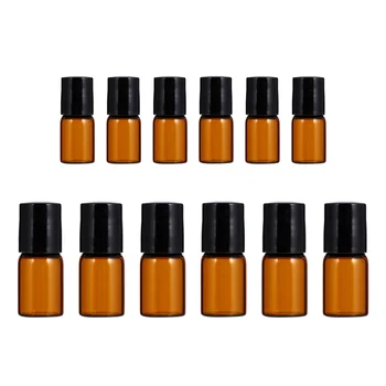 

12pcs Creative Useful Practical Durable Roller Ball Bottle Empty Bottles Essential Oil Bottles
