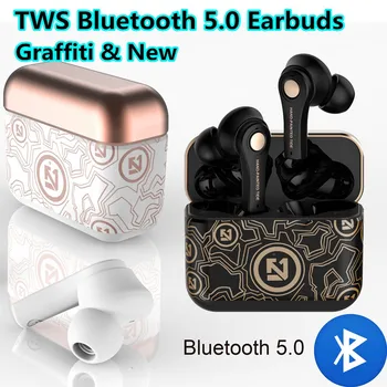 Tws Wireless Earphones Bluetooth 5 0 Microphone Headset Mini In Ear Automatic Pairing Handsfree Headset For Iphone