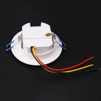 

220V Infrared IR Motion Sensor Built-in Light Bulb Switch Control Detector Wall Ceiling P0RE