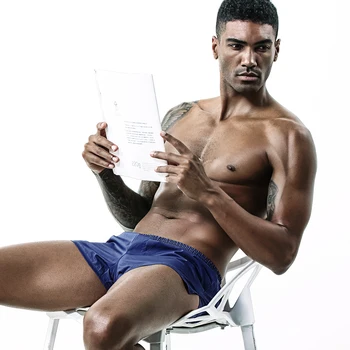 

Men's Boxers Cotton Mens Underwear Trunks Woven Homme Arrow Panties Boxer with Elastic Waistband Shorts Loose men