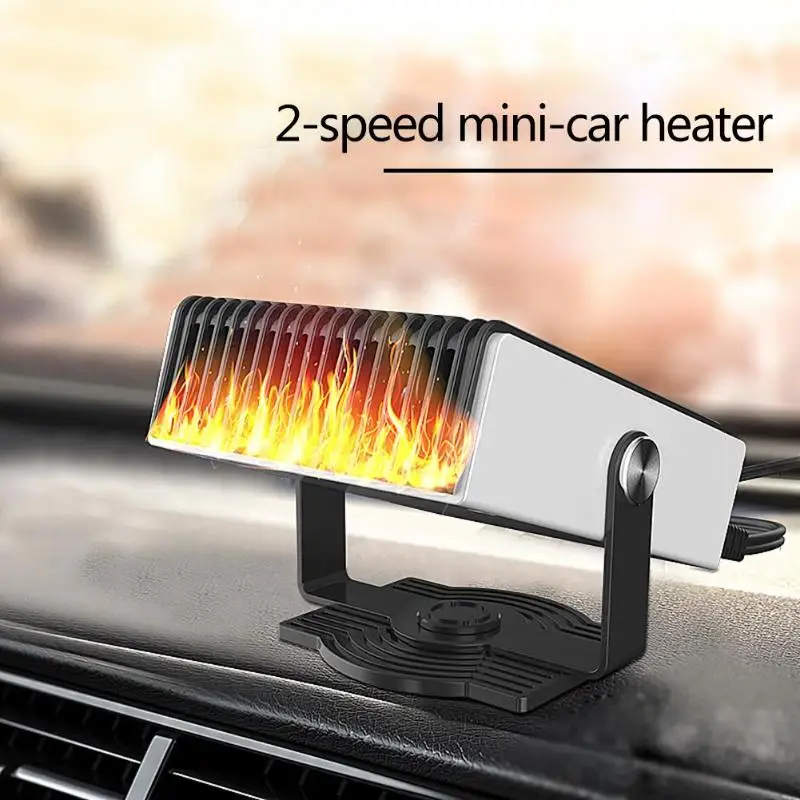 

150W Electric Heaters Car Charging Head DC 12V Heating Cooling Vehicle Heater Portable Temperature Control Defroster Device New
