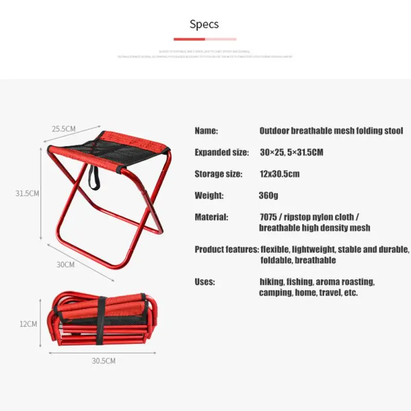 Chaise Pliante Confortable avec Sac de Rangement, Chaise Portable Extérieure Adaptée pour la Pêche, le Camping, Chaises en Bois pour Salle à Manger, Sac à Dos, Chaises de Plage pour Adultes, Chaises