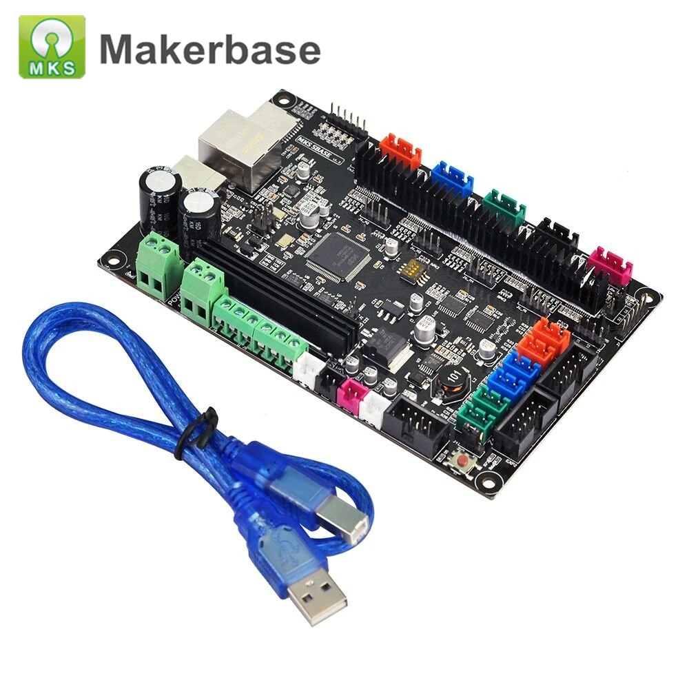 3D-принтеры Запчасти контроллер плата MKS SBASE V1.3 с МКС TFT32 V4.0 32-битный Smoothieboard с открытым исходным кодом Совместимость Smoothieware