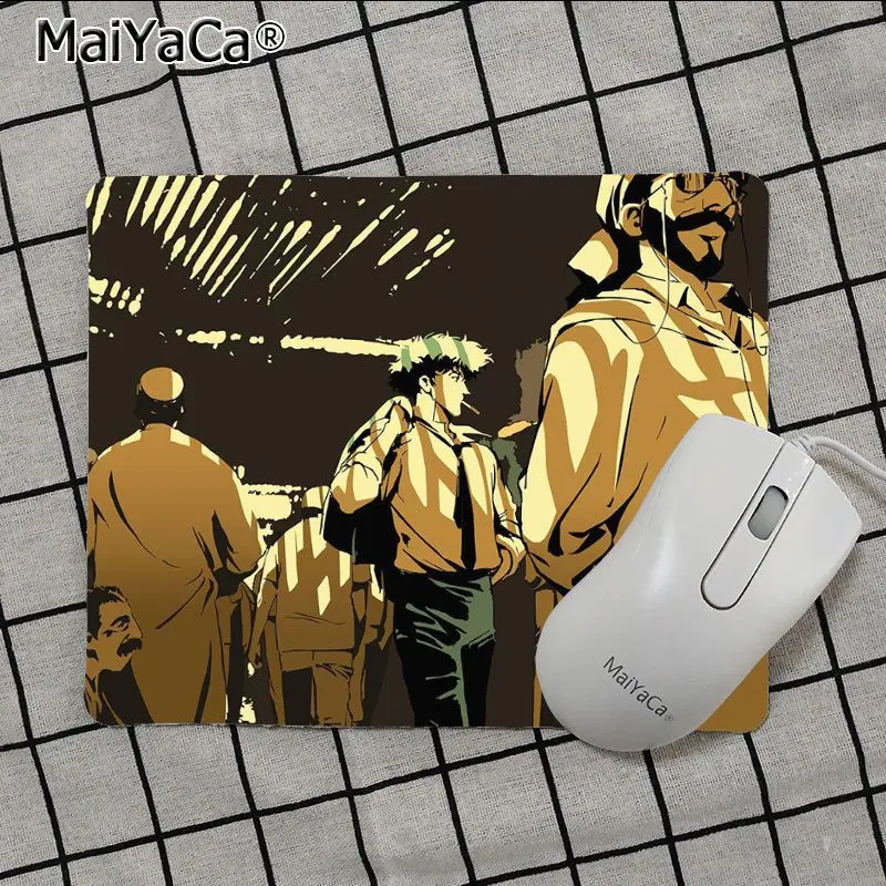 No Lock Edge25x29cm Maiya высокое качество ковбойский Бибоп маленький коврик для мыши ПК компьютерный коврик Лидер продаж подставка под руку мышь - Цвет: No Lock Edge25x29cm