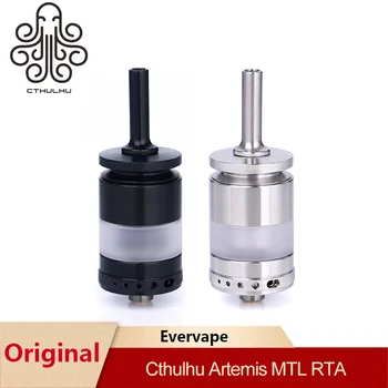 

Original Cthulhu Artemis MTL RTA 2.4ml 22mm Single Coil E-Cigs Atomizer with Dome-shape Chimney Vape Tank Vs Dead Rabbit V2