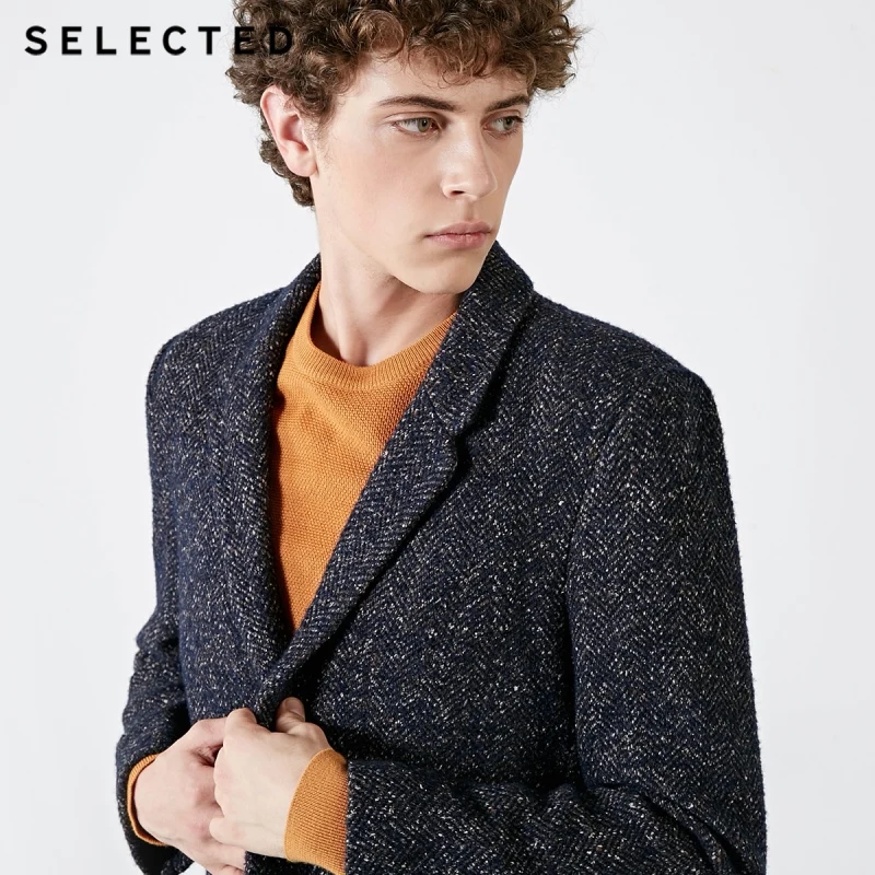 Koop Geselecteerde Nieuwe Winter Wollen Jas Mannen Business Casual Wollen Jas S | 418427541