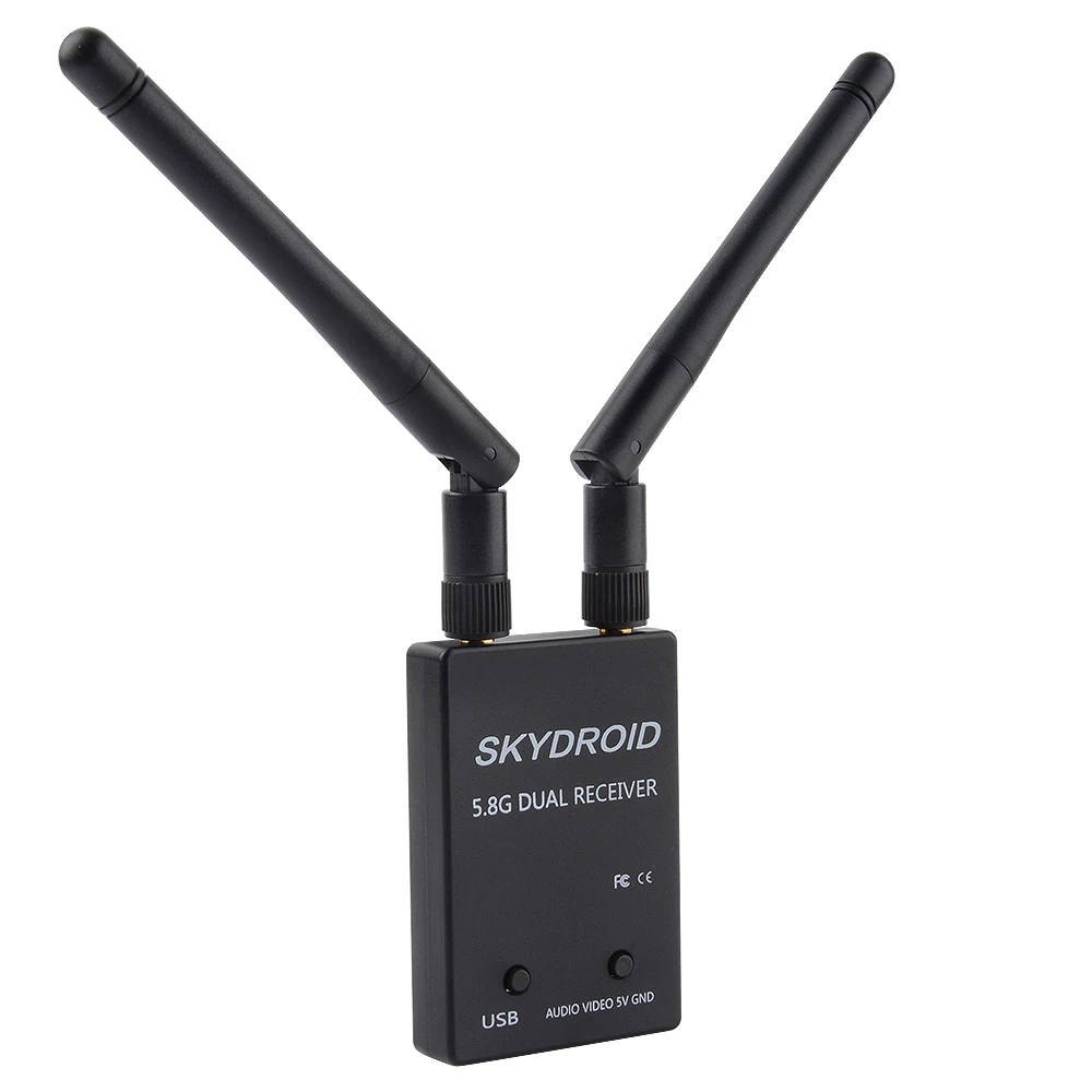 Skydroid UVC двойной антенный приемник управления OTG 5,8G 150CH полный канальный FPV приемник W/аудио для Android смартфонов