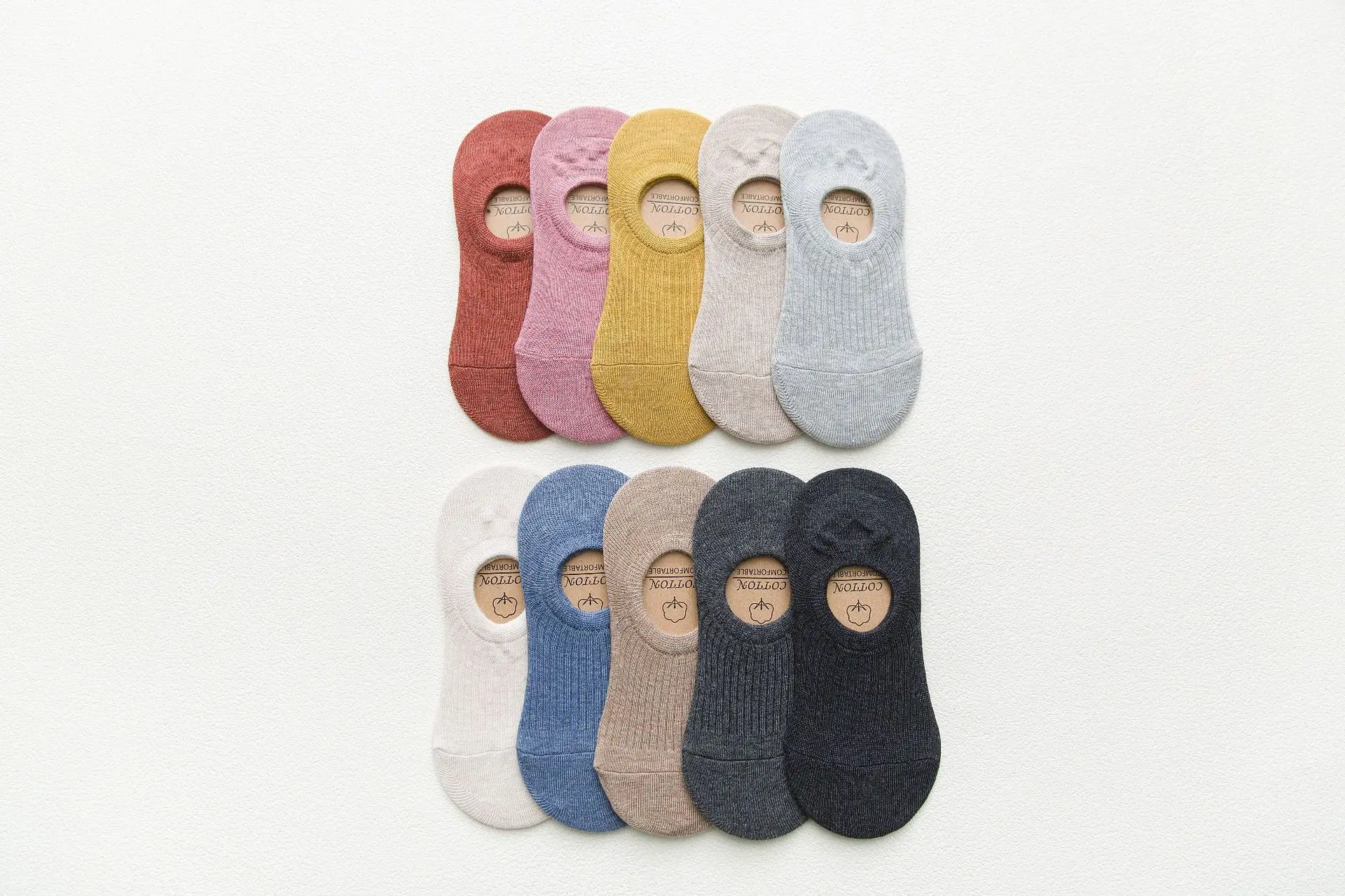 Solid Color Socks Women's Spring And Summer Low-Cut Pumping Versatile Invisible Ankle Sock Silica Gel Anti-slip Breathable WOMEN