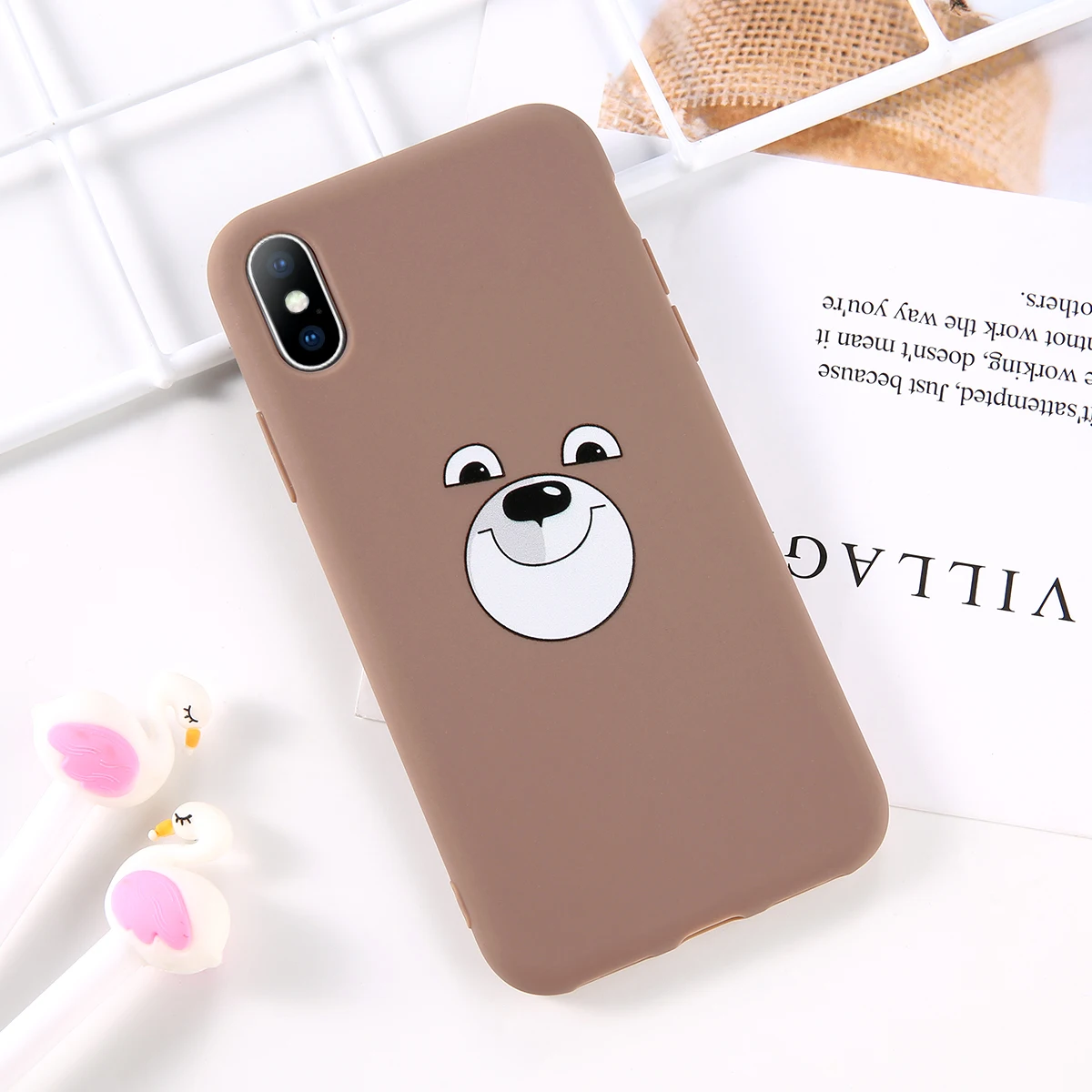 USLION чехол для телефона с забавным динозавром из мультфильма для iPhone 11, 6, 7, 8 Plus, X, XR, XS, Max, милый чехол для iPhone 6 Plus, мягкий силиконовый чехол - Цвет: 4289BN