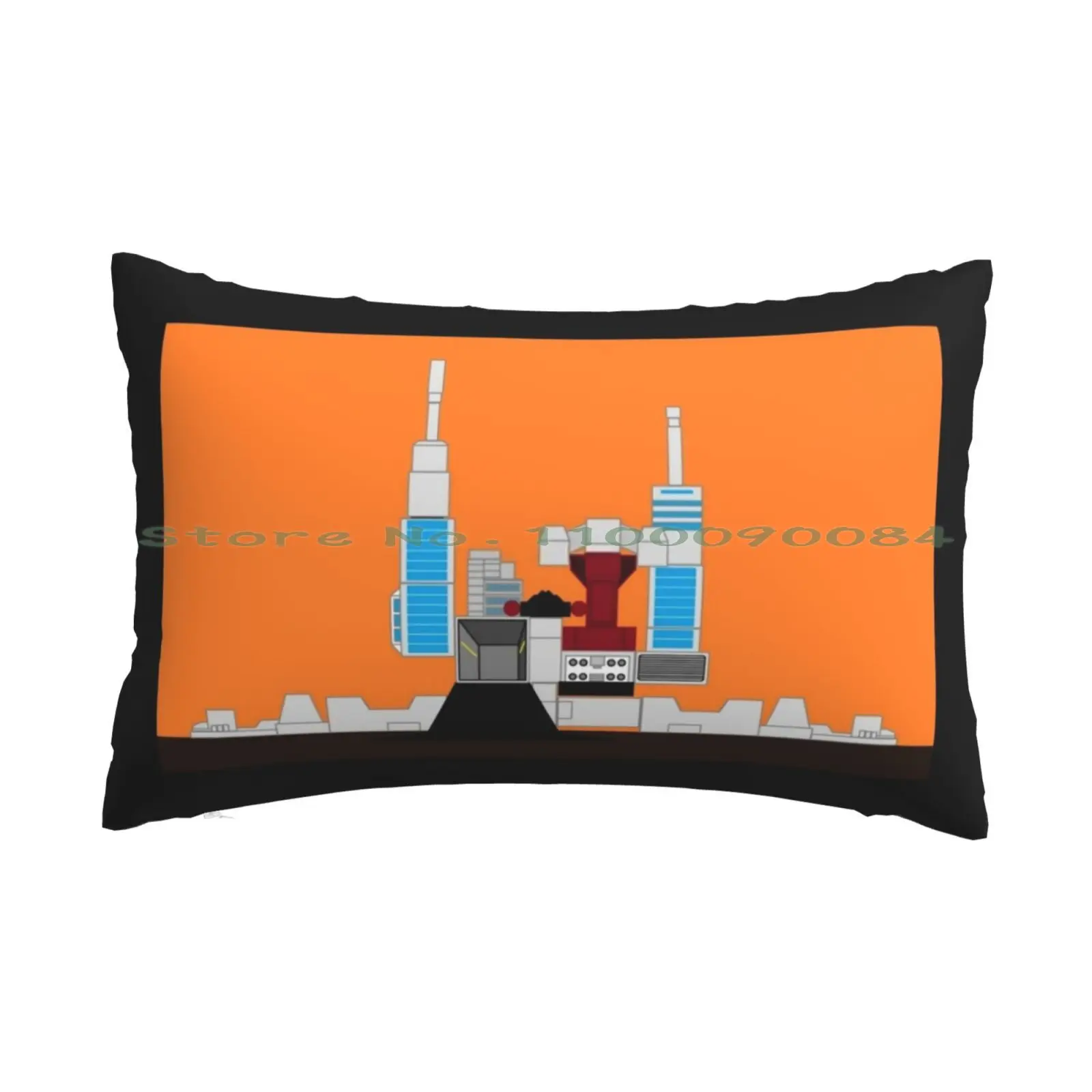 Federa Metroplex 20X30 50*75 Divano Camera Da Letto Città Autobot Città G1 Robot Metroplex Cybertron Rettangolo Lungo Federa Casa