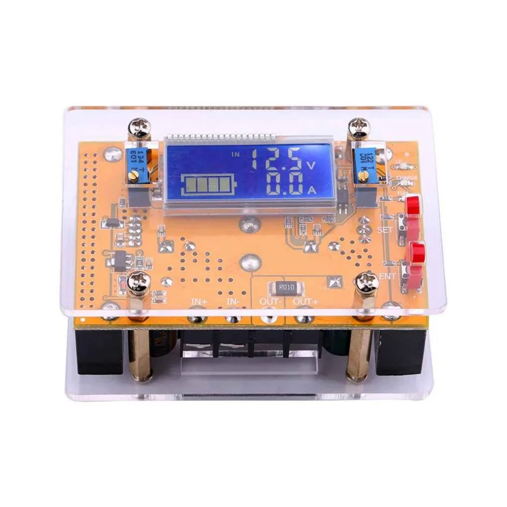 10A DC-DC Регулируемый понижающий модуль питания постоянное напряжение постоянный ток ЖК-дисплей Напряжение и ток двойной дисплей - Цвет: Buck voltage module