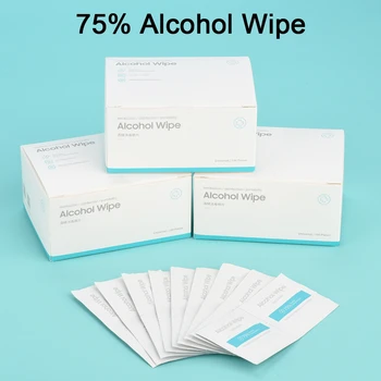 

300 Pcs Alcohol Wipes Cotton Cleaning Pads for Car Smartphone Glasses Skin Cleaning Individually Wrapped Alcohol Wipes