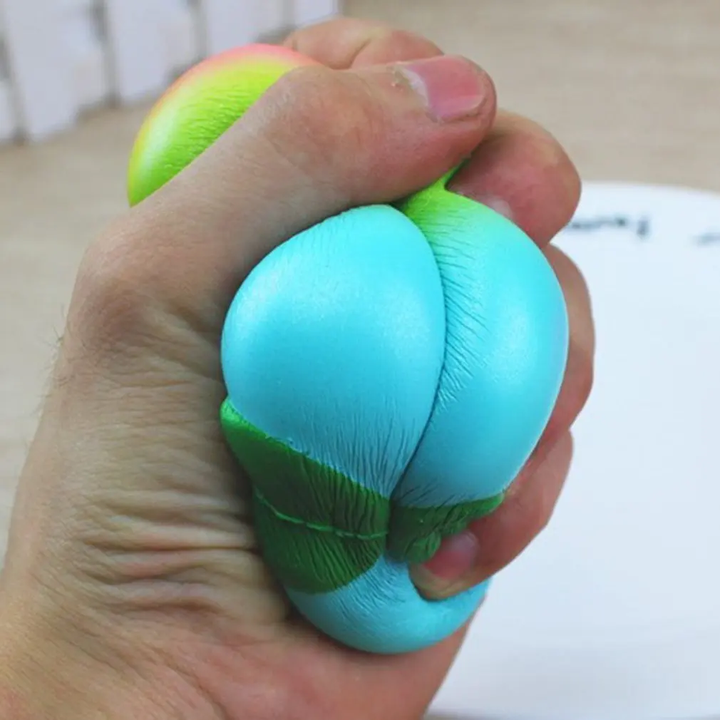 OCDAY мягкие Galaxy яблоки, персики Squishies крем ароматизированный медленный нарастающее при сжатии игрушки посылка игрушки для снятия стресса