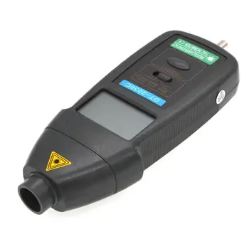 

2 in 1 Digital Laser Tachometer DT2236C Multi-Function Light Weight Automatic Ranging Contact and Non-Contact 0.5-99.999 RPM New