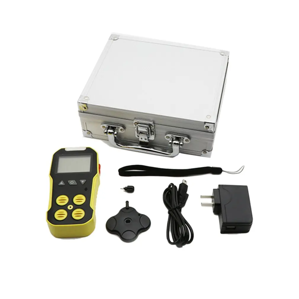 

4-In-1 Gas Detector Bh-4Ah2S Co O2 Ex Advanced Mcu For Low-Power Consumption Lcd Display Self-Test
