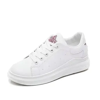 

Summer New Sports White Shoes Ladies Casual All-Match Waterproof Platform Shoes Thick Bottom Increased Breathable Sports Shoes