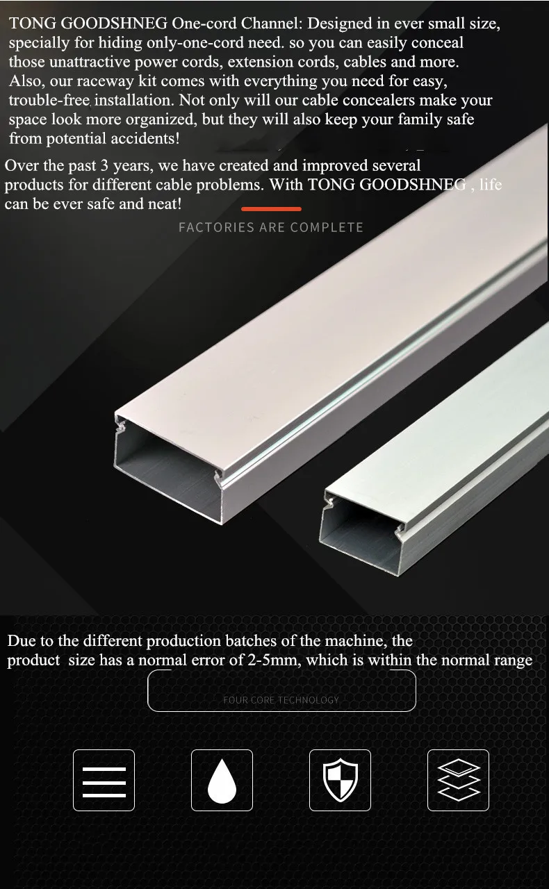 O grande corretivo do cabo do tamanho