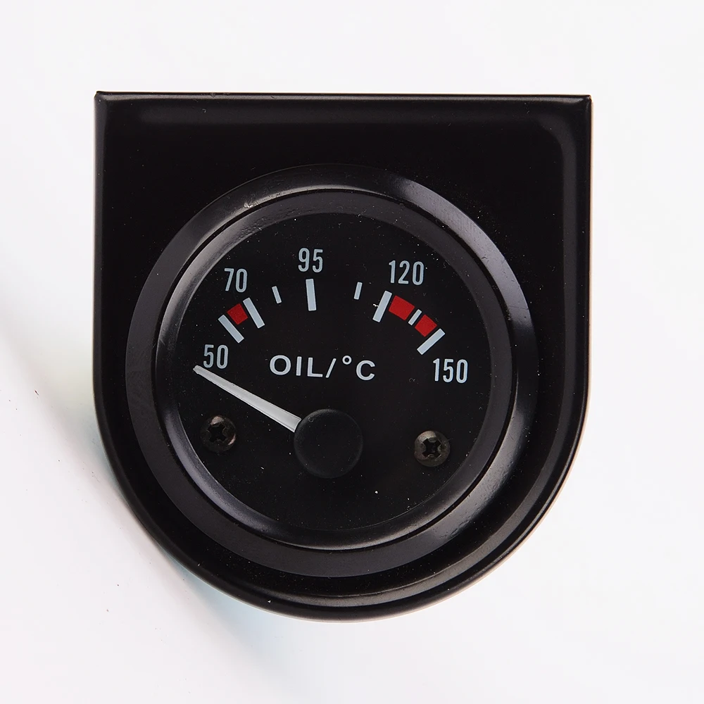 52mm 12V 50-150 °C Digital Analog Electric Oil Temp Gauge Indicator Tachometer Detector Car Motorcycle
