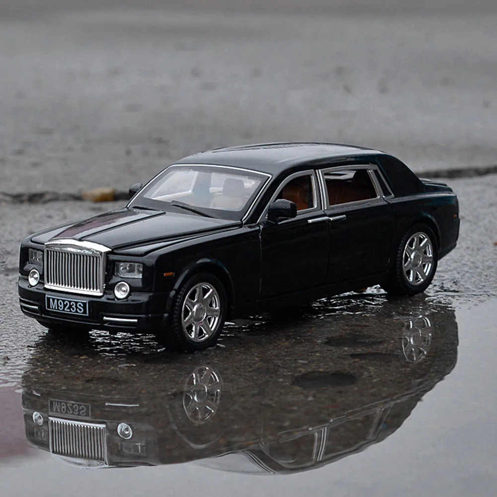 Игрушечный Автомобиль Моделирование литья под давлением Модель сплав оттягивать дети подарок на день рождения с светильник автомобиль музыка открытая дверь