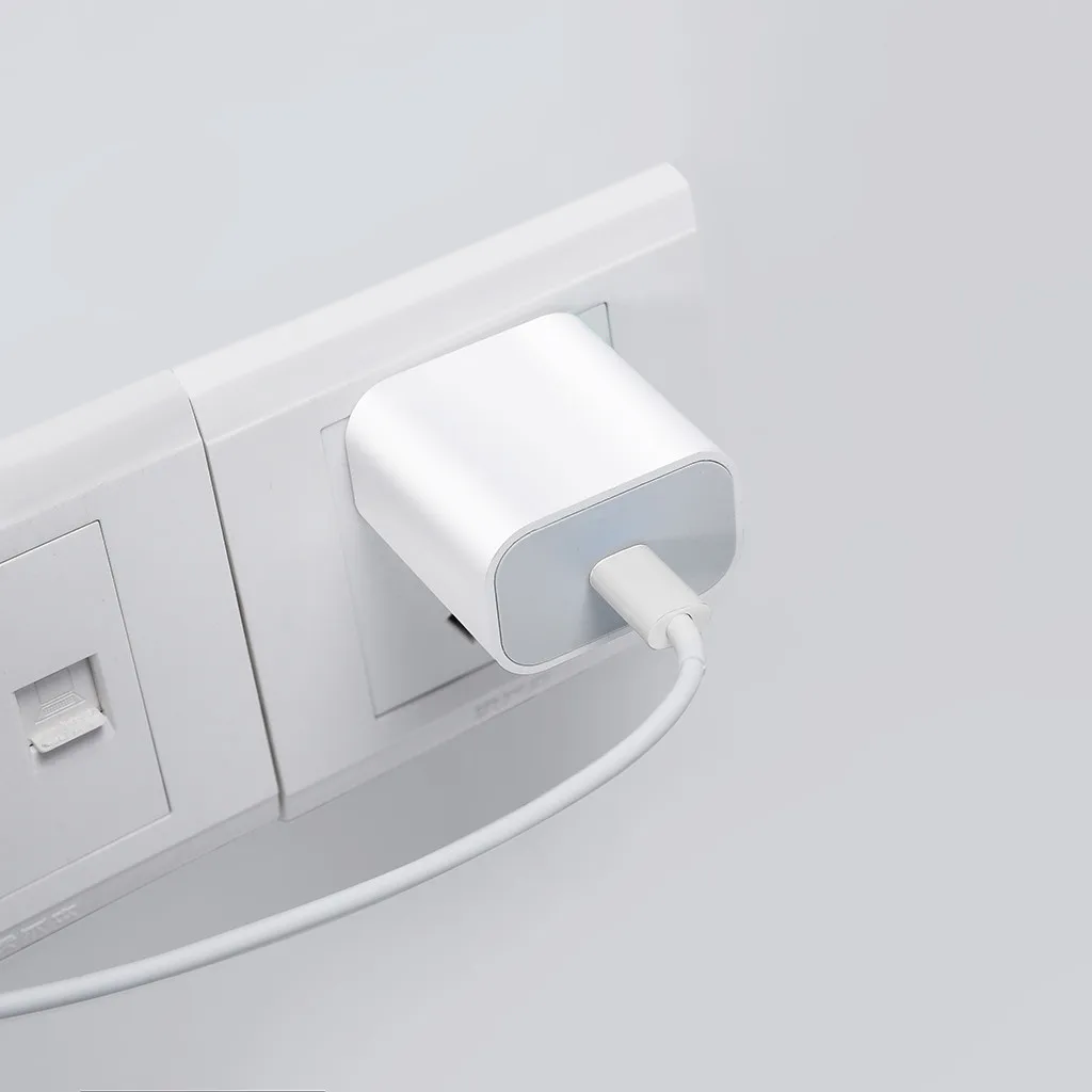 Зарядное устройство 18 Вт, зарядное устройство USB-C, адаптер питания с кабелем типа C, быстрое зарядное устройство для iPhone 11 Pro, Международный Универсальный zz6