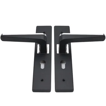 

1 Set of Door Lock with Accessories Keys Door Handle Lock Front Back Lever Door Lock for Interior Doors various wooden doors