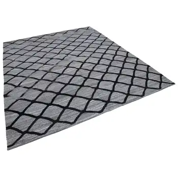 

257x317 Cm Grey Handmade Contemporary Area Rug-8x10 Ft