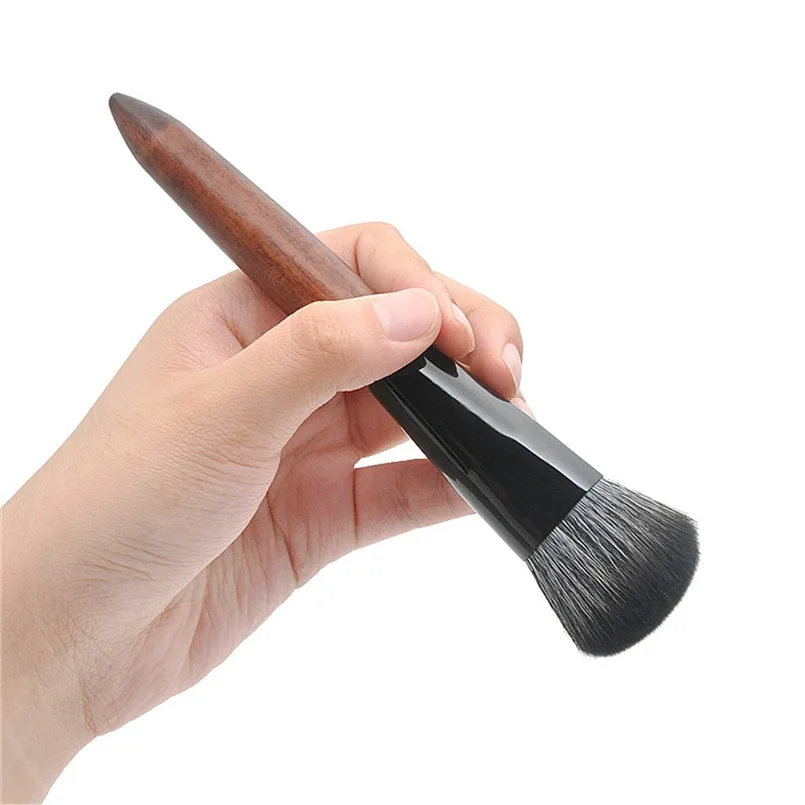 Горячие продажи 12 шт кисти с деревянной ручкой набор волоконных brochas maquillaje кисти для макияжа