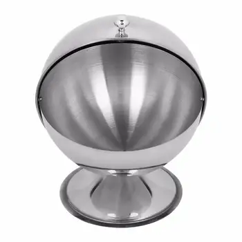 

Stainless Steel Serving Bowls With Lid Sugar Salt Container Storage Bottle Kitchen Storage Jars For Seasoning Candy Sauce Honey