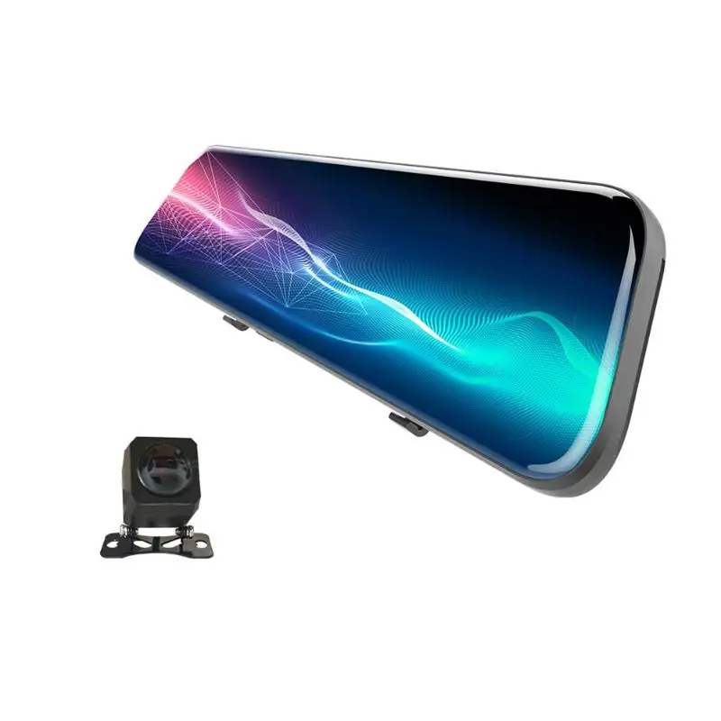 A9 11 66 дюймов ips Автомобильное зеркало заднего вида DVR камера с двумя объективами