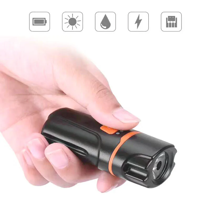 EBUYFIRE HT205 USB велосипедный передний светильник мини светодиодный светильник-вспышка велосипедный фонарь велосипедные лампы на руль
