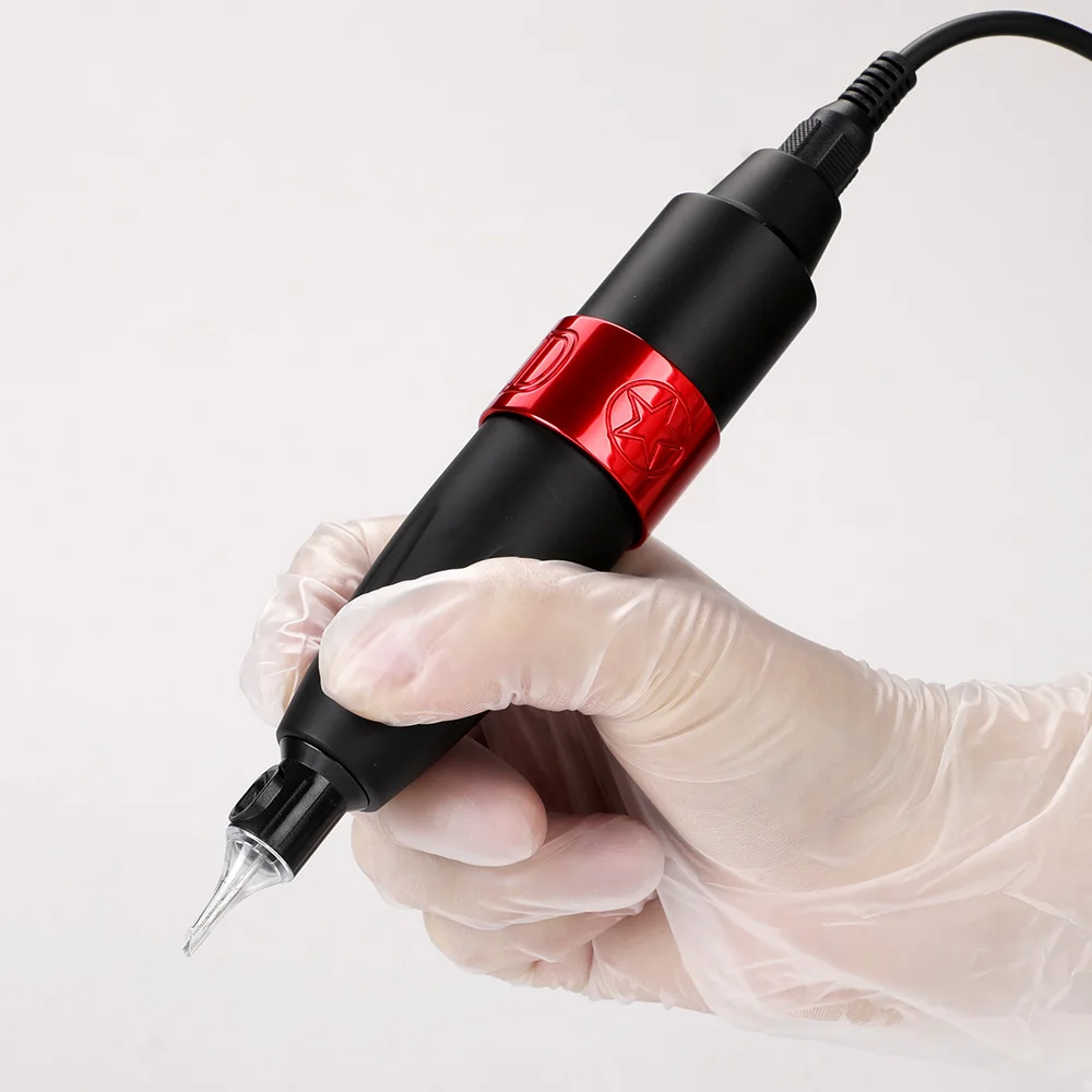 

1Pcs New Tattoo Pen Rotating Tattoo Machine Black Precision RCA Eyebrow Makeup Eyebrow Tattoo Machine Tattoo Machine Body Art