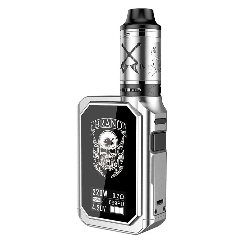 X24 Vape Kit With 4Ml Atomizer Tank Electronic Cigarette 220W Vape Box Mod Hw4 Coil Head Electronic Cigarette Vaporizer