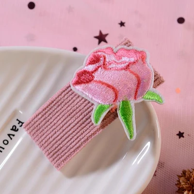 10Rose Модные детские Мультяшные заколки для волос с фруктами для девочек, милые заколки для волос с ананасом, заколки для волос с изображением машины, леденца, Детские аксессуары для волос - Цвет: 10Rose