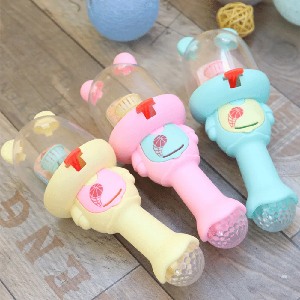 Music Anti Stress Handheld Light Finger Game Mini Basketball Machine Developmental Bear Shape Toys Decompression Gift Children