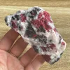 Natural Plum Blossom Cinnabar Quartz Rough Crystal Raw Gemstone Decor 4