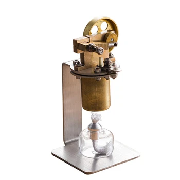

Stirling steam engine model Mini copper boiler small steam engine model Physical experiment Toy gift