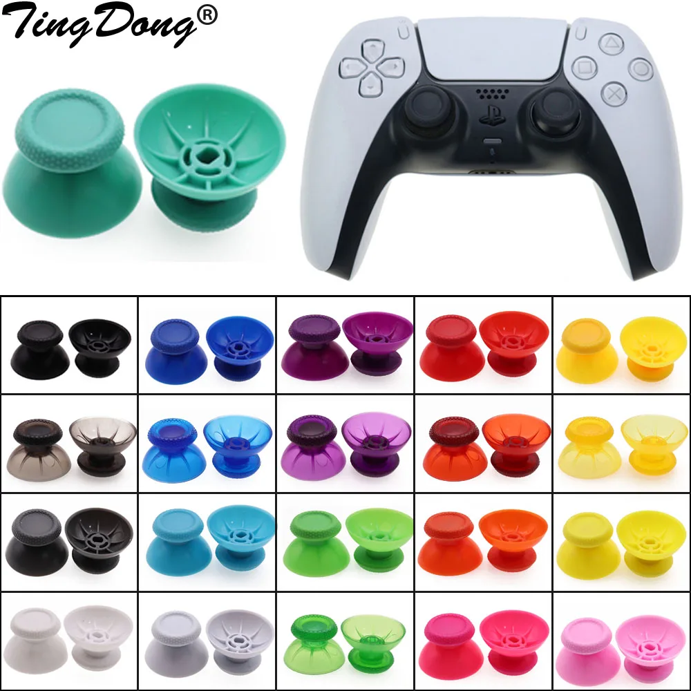 50 Pezzi = 25 Paia Per Controller Ps5 Sony Levetta Analogica Joystick Sostituzione Coperchio Tappo Levetta Per Riparazione Ps5