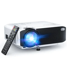 APEMAN Mini Portable Projector, 2021 Upgraded Full 1080P HD and 180