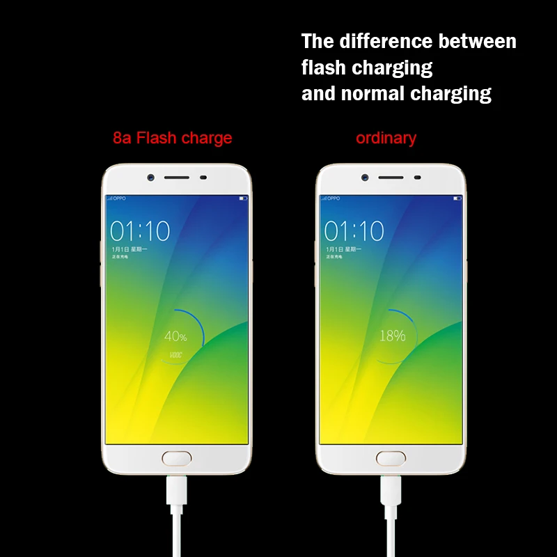 USB кабель для зарядки и передачи данных OPPO flash r7 r9s r11 r15 r9plus оригинал 2 м| |