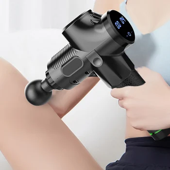 

Muscle Massage Gun Exercising Muscle Fascial Gun Deep Tissue Massage Therapy Gun for Work-out Relaxation Accessory