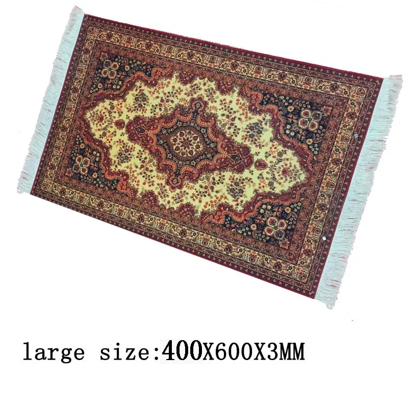 400X600X3MM-12 Большой коврик для мыши персидский ковер для ноутбука игровой ПК механическая клавиатура Коврик для мыши край белая кисточка резиновый Настольный коврик для питомца коврик - Цвет: 400X600X3MM-12