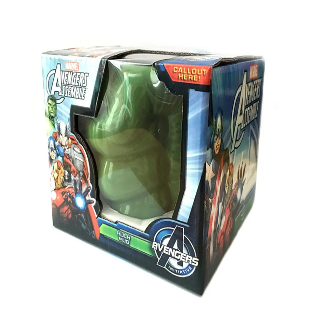 Creative ceramic cup Hulk fist ceramic cup mug gram coffee mug grip box cup home daily necessities gift