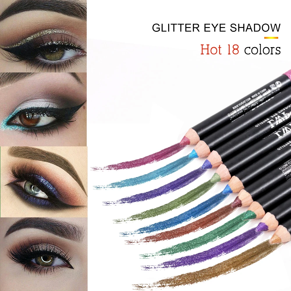 Eye Makeup Glitter Eyeliner Eyeshadow Colorful Eyeliner Pen Waterproof Long Last Fast Dry Black Eye Liner 1 Eye Makeup Glitter Eyeliner Eyeshadow Colorful Eyeliner Pen Waterproof Long Last Fast Dry Black Eye Liner 5