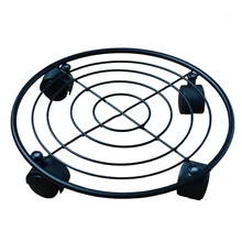 Передвижной цветочный горшок, поднос из цельного дерева, Универсальный круглый поднос с квадратным поясом, круглый поднос из дерева, Универсальная круглая стойка для цветов