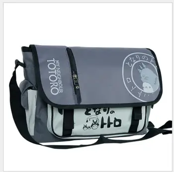 

New Anime Tonari no Totoro Tokyo Ghoul Computer 14 inches Satchels Handbags Preppy Style Shoulder Bags